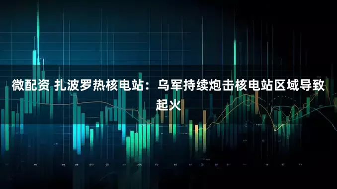 微配资 扎波罗热核电站：乌军持续炮击核电站区域导致起火